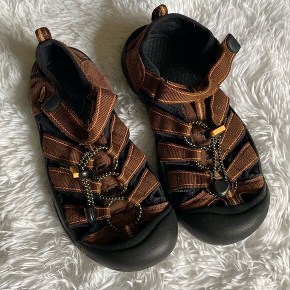 Keen Sandals Outdoor Waterproof Brown Strappy Summer Women’s Size 6 Hiking Camp - Picture 1 of 14